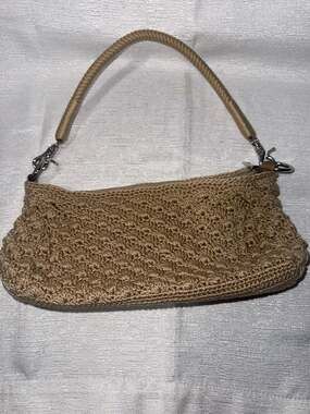 The Sak Original Crochet Shoulder Bag in Tan
